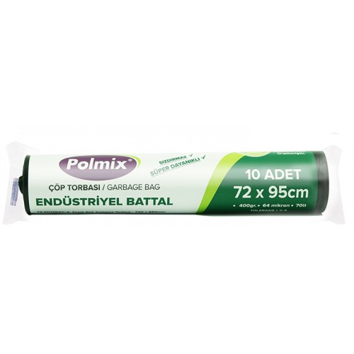 Endüstriyel Battal Boy Çöp Torbası 72x95